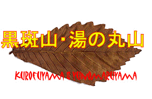 ようこそ黒斑山・湯の丸山へ!